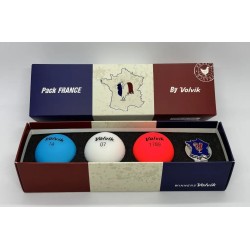 Volvik - Vente coffret 3 balles de golf Vivid France