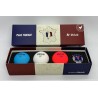 Volvik - Vente coffret 3 balles de golf Vivid France