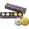Volvik - Vente coffret 4 balles de golf Solice Aladdin