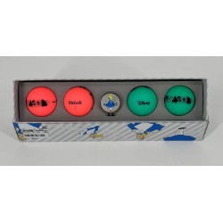 Volvik - Vente coffret 4 balles de golf Vivid Alice in Wonderland