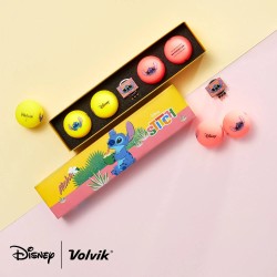 Volvik - Vente coffret 4 balles de golf Vivid Stitch Aloha