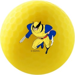 Volvik - Vente coffret 4 balles de golf Vivid Marvel Wolverine