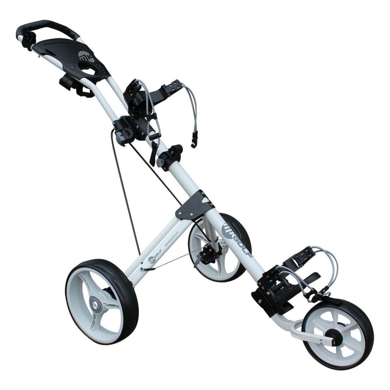 Mkids - chariot de golf manuel 3 roues Junior Wheel Push Trolley