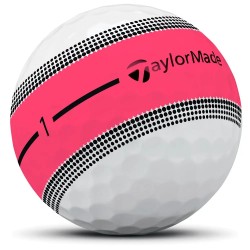 Taylormade | vente balle de golf Tour Response Stripe Neon Rose