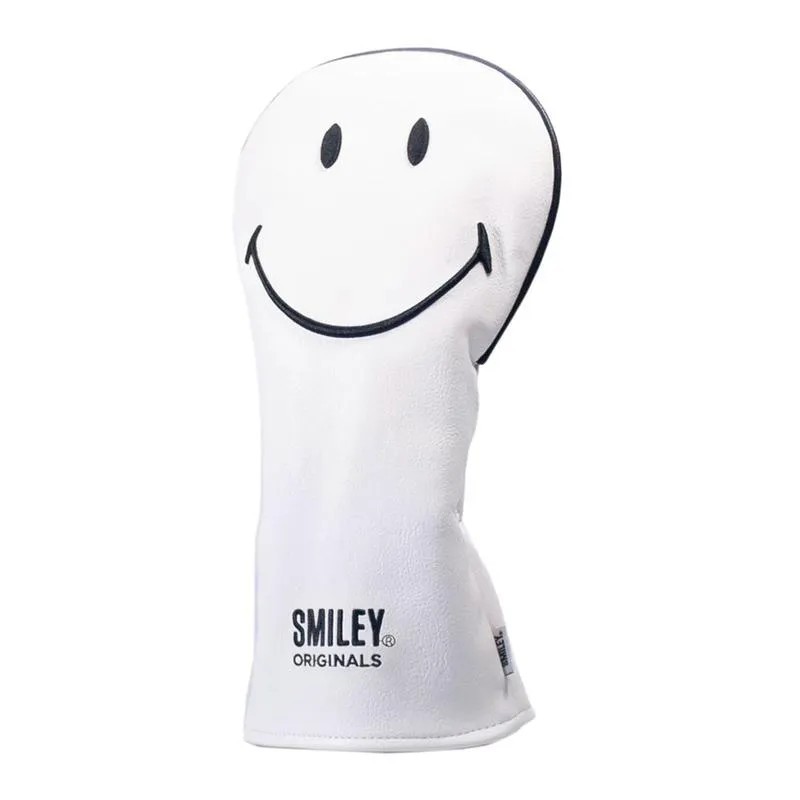 Smiley | Vente Couvre driver Smiley Original Classic Blanc