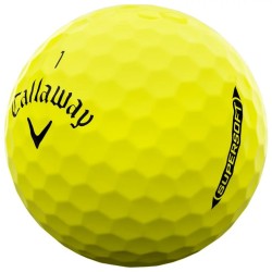 CALLAWAY - Vente balles de golf SUPERSOFT Jaune
