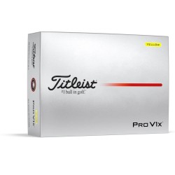Titleist | Vente balles de golf modèle PRO V1X jaunes 2025