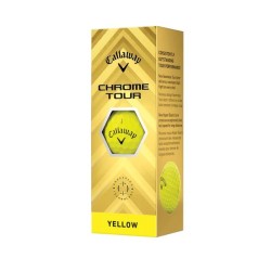 Callaway | Balle de golf Chrome Tour Yellow| Vincent-Golf
