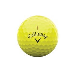 Callaway | Balle de golf Chrome Tour Yellow| Vincent-Golf