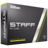Wilson | vente balles golf modèle staff model Jaune
