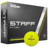 Wilson | vente balles golf modèle staff model Jaune