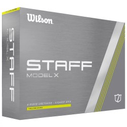 Wilson | vente balles golf modèle staff model X Jaune