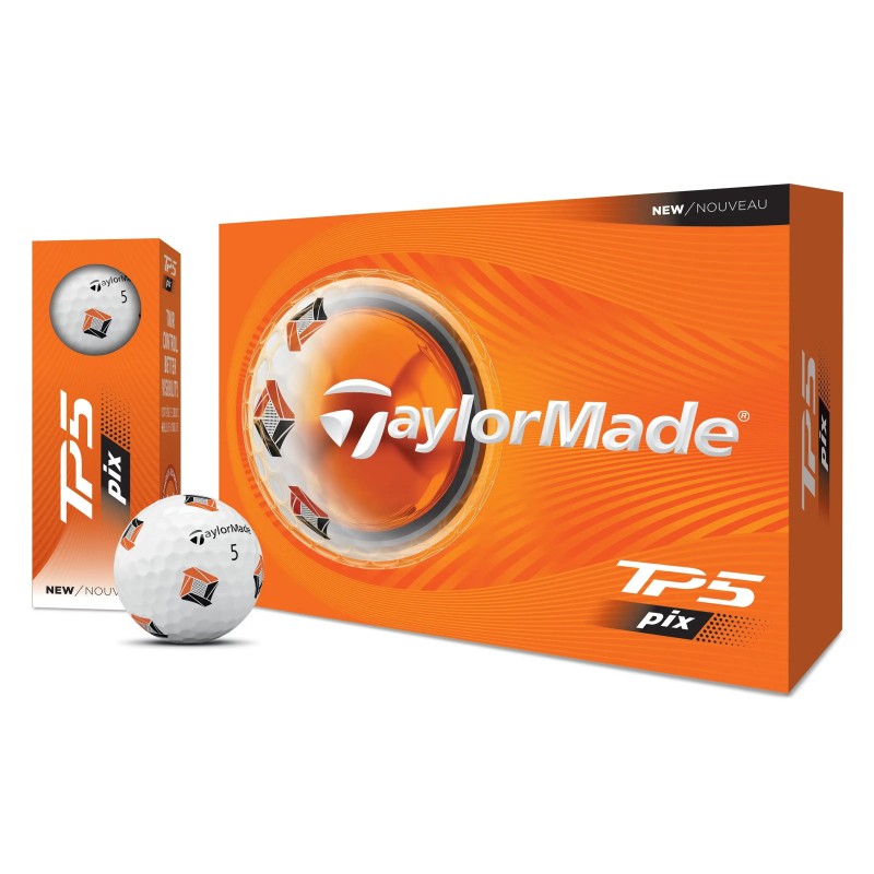 TaylorMade |Vente Balles de golf TP5 Pix 2026