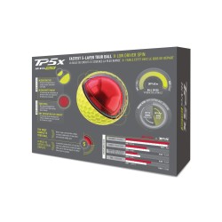 TaylorMade | Vente Balles de golf TP5x Jaune 2026