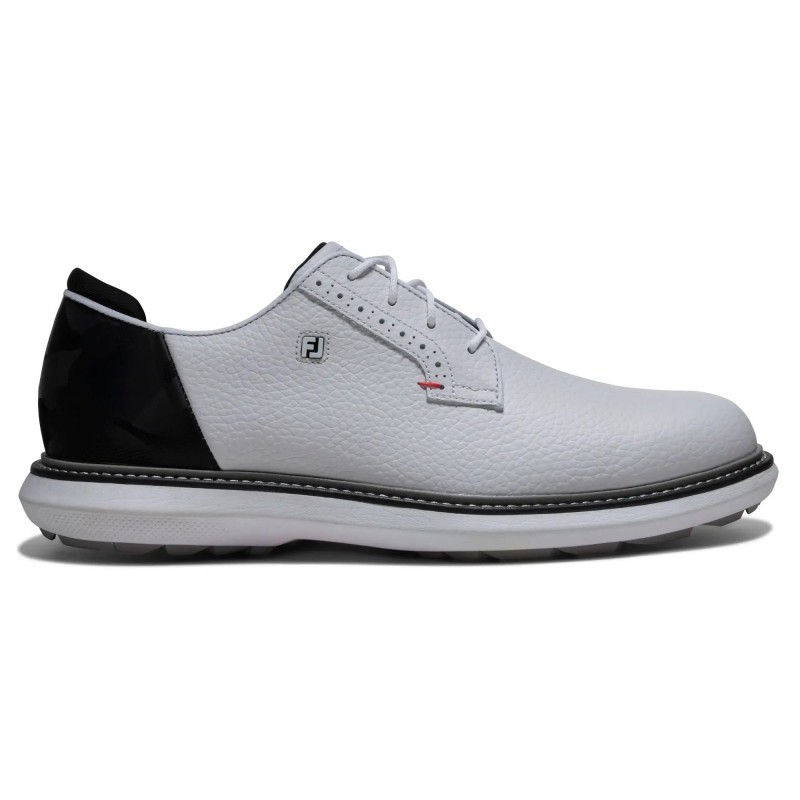 Footjoyr | Chaussures Traditions Blucher Blanc/Noir/Rouge