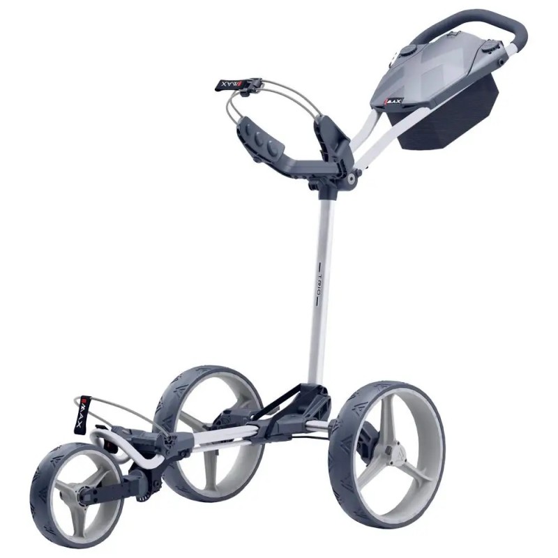 Chariot manuel de golf Big Max modèle blade trio gris