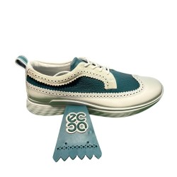 Ecco - Vente chaussures de golf S Three Casual Shadow White/Baygreen