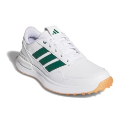 Chaussure de golf pour homme Adidas S2G 26 Blanc/Vert/Gum Junior