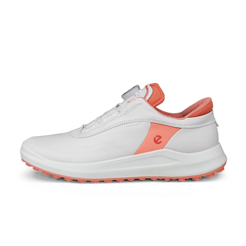 Ecco | Chaussures W Core BOA Blanc/Rose Femme