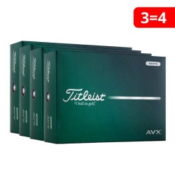 Titleist | Vente Pack de 48 balles de golf modèle AVX 2026 White