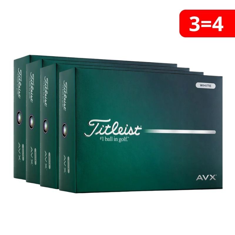 Titleist | Vente Pack de 48 balles de golf modèle AVX 2026 White