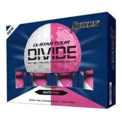 Srixon | Balles - Q-star Tour Divide 6 Blanc/Rose