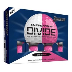 Srixon | Balles - Q-star Tour Divide 6 Blanc/Rose