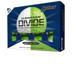 Srixon | Balles - Q-STAR TOUR DIVIDE 6 Blanc/Citron