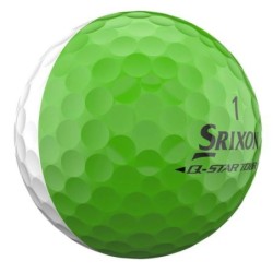 Srixon | Balles - Q-STAR TOUR DIVIDE 6 Blanc/Citron