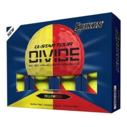 Srixon | Balles - Q Star Tour Divide 6 Jaune/Rouge