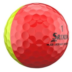 Srixon | Balles - Q Star Tour Divide 6 Jaune/Rouge