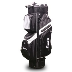 Snipr | Vente sac chariot de golf Sniper Blanc/Noir