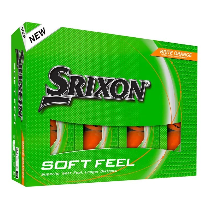 Srixon | Vente balles de golf modèle soft feel orange
