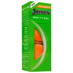 Srixon | Vente balles de golf modèle soft feel orange