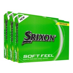 Achat/vente balles 3 douzaines de golf SRIXON Soft Feel jaune