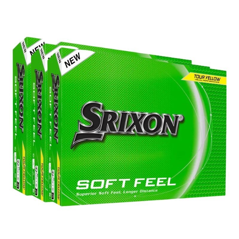 Achat/vente balles 3 douzaines de golf SRIXON Soft Feel jaune