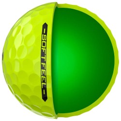 Achat/vente balles 3 douzaines de golf SRIXON Soft Feel jaune