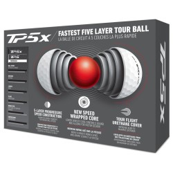 TAYLORMADE - vente balles de golf modèle TP5X gamme 2021