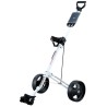 BIG MAX - Vente chariot manuel de golf modèle BASIC 2 roues blanc