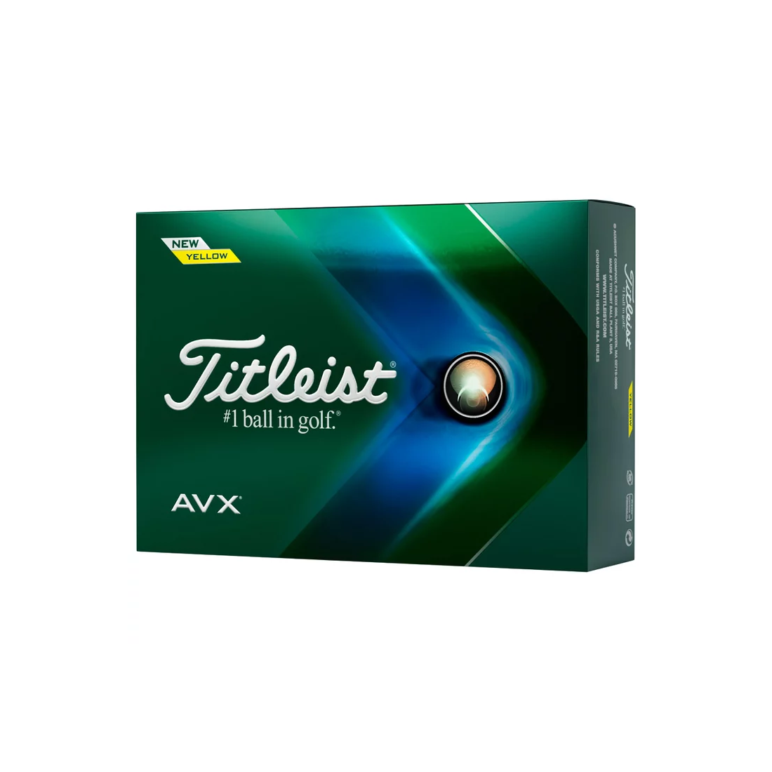 Titleist balles AVX jaunes