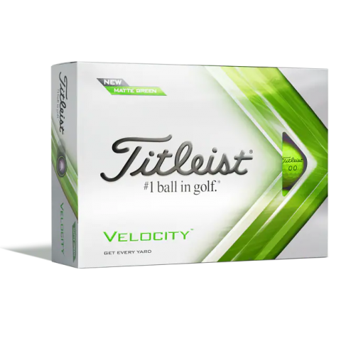 Titleist balles Velocity vertes