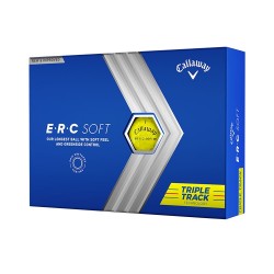 Vente balles de golf CALLAWAY modèle ERC soft jaunes