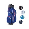 JUCAD Vente sac chariot de golf modèle MANAGER AQUATA bleu blanc rouge