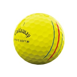Vente balles de golf CALLAWAY modèle ERC soft jaunes