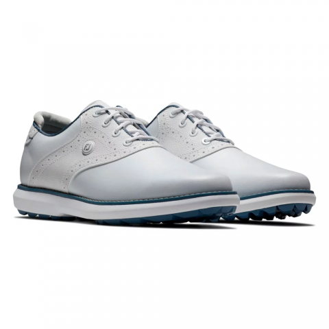 Footjoy chaussures Traditions SL lady white/blue/grey
