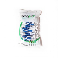 ECOGOLF - Vente TEES de GOLF en bois modèle ATS bleu 84mm