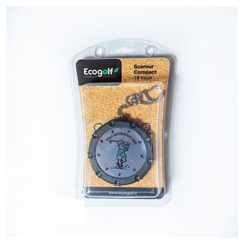 ECOGOLF - Vente scoreur de golf rond modèle SCOREUR COMAPCT