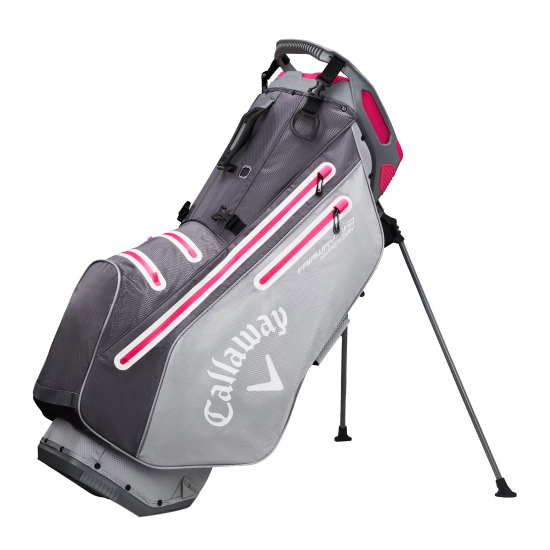 Callaway sac portable Fairway 14 HD char/silver/pink