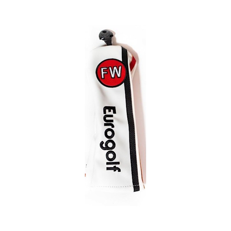 Eurogolf- Vnete couvre bois fairway euro blanc et noir