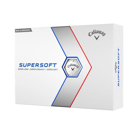 Callaway balles Supersoft blanches